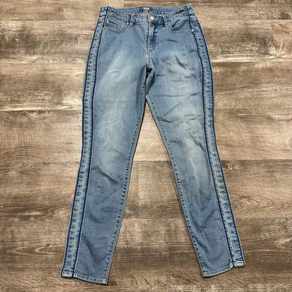 Martha Stewart Blue Skinny Jeans Size 10